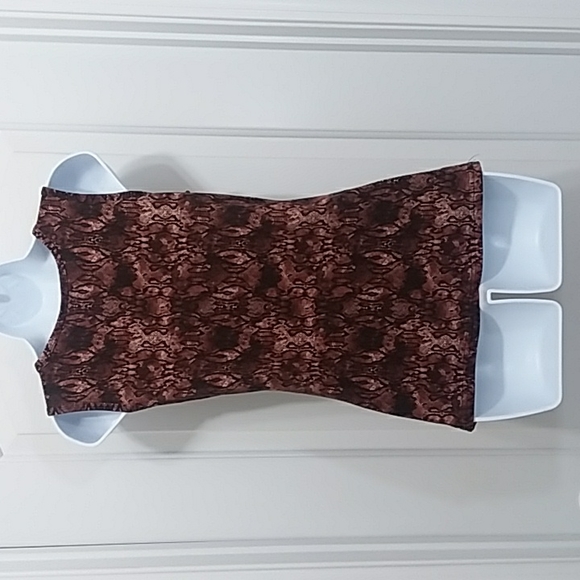 Upcycled Once & Again Snake Print Tank Top - Picture 9 of 11